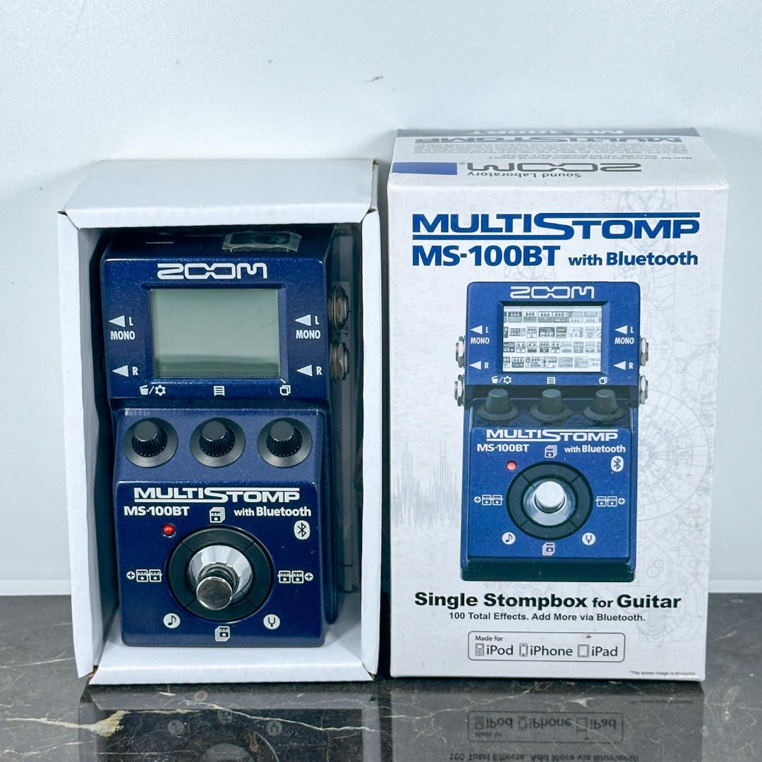 ギター ZOOM MULTI STOMP with Bluetooth MS-100BT LgeaZKKnauUdvgAyJUoDYS-800-80.jpg
