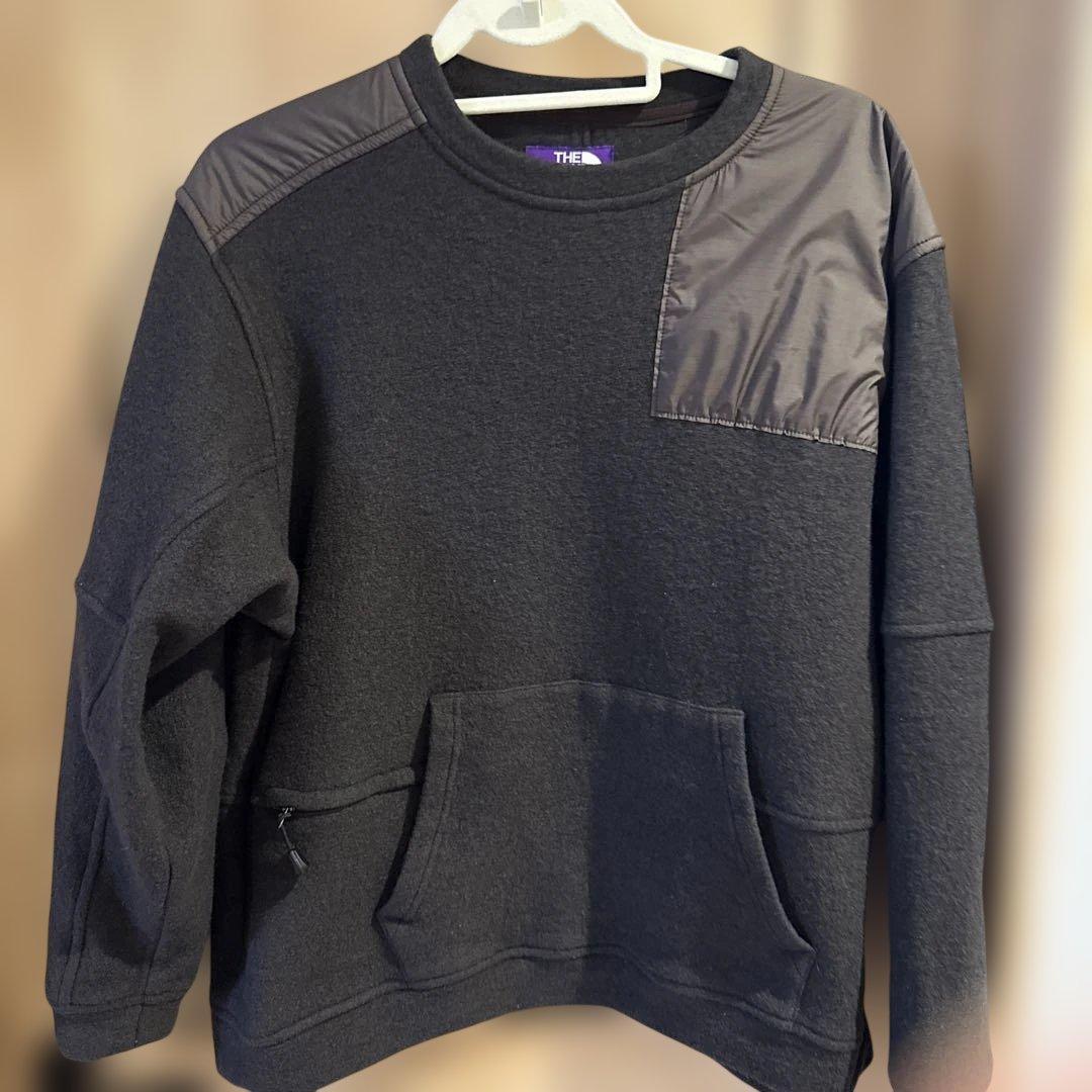 ノースフェイスパープルレーベル　茶スウェット M THE NORTH FACE PURPLE LABEL 8oz Field Long Sleeve Pocket Tee Brown