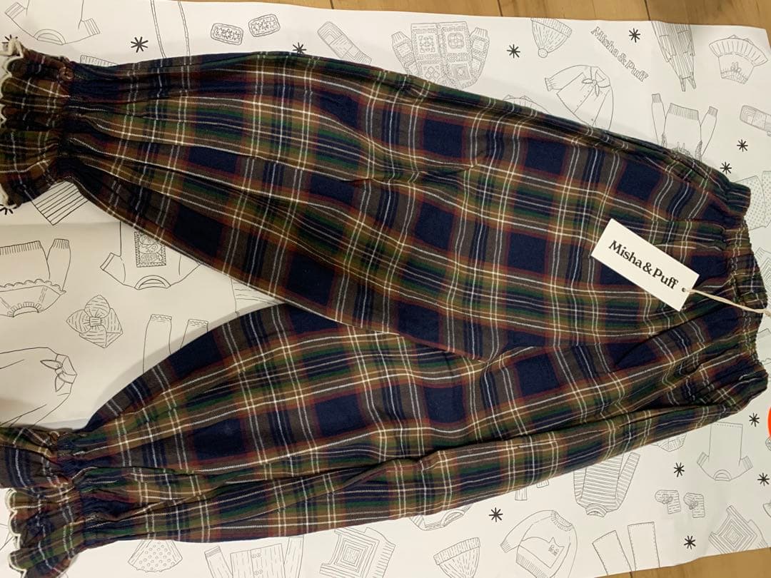 misha and puff zuzu pant 5y ink plaid - メルカリ