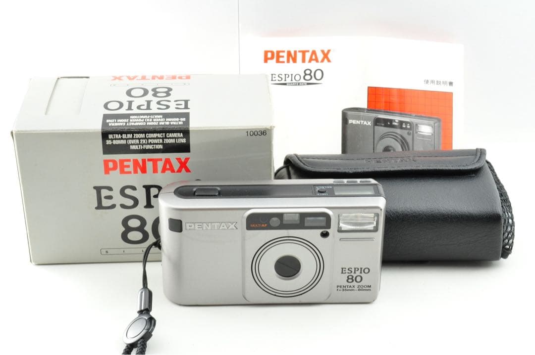 美品⭐︎動作確認済 PENTAX ESPIO 80 エスピオ　フィルムカメラ ペンタックス 【中古】PENTAX ESPIO 80 コンパクトフィルムカメラ