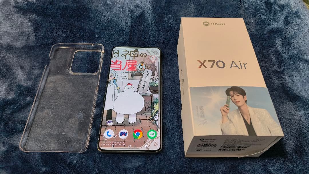 Moto X70 Air（12/256GB）ガジェットグレー グローバル化 モトローラ「Moto X70 Air」超薄型スマートフォン――厚さ6mm未満、重さ