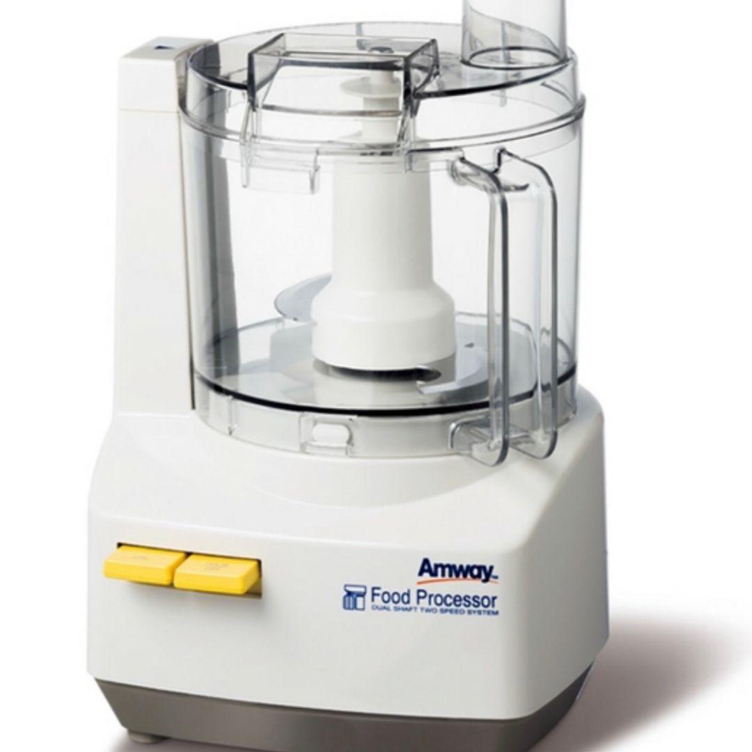 アムウエイフードプロセッサーセット フードプロセッサー 黒＋ケース付オプションパーツセット) ：Amway