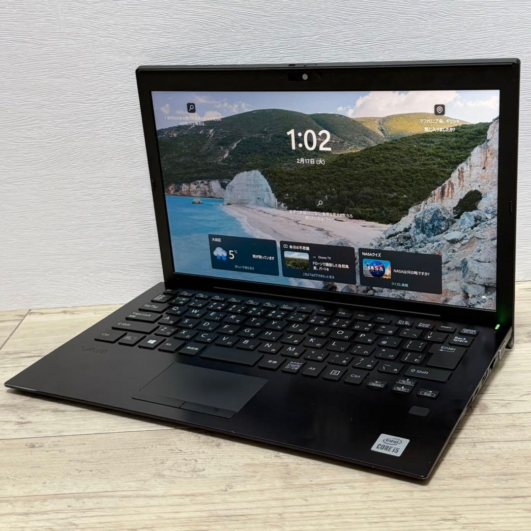 VAIO Pro PG/カメラSSD/Windows11/ノートパソコン/8GB VAIO Pro VJPG11 第8世代 Core i5 メモリ 8GB SSD 256GB office付き
