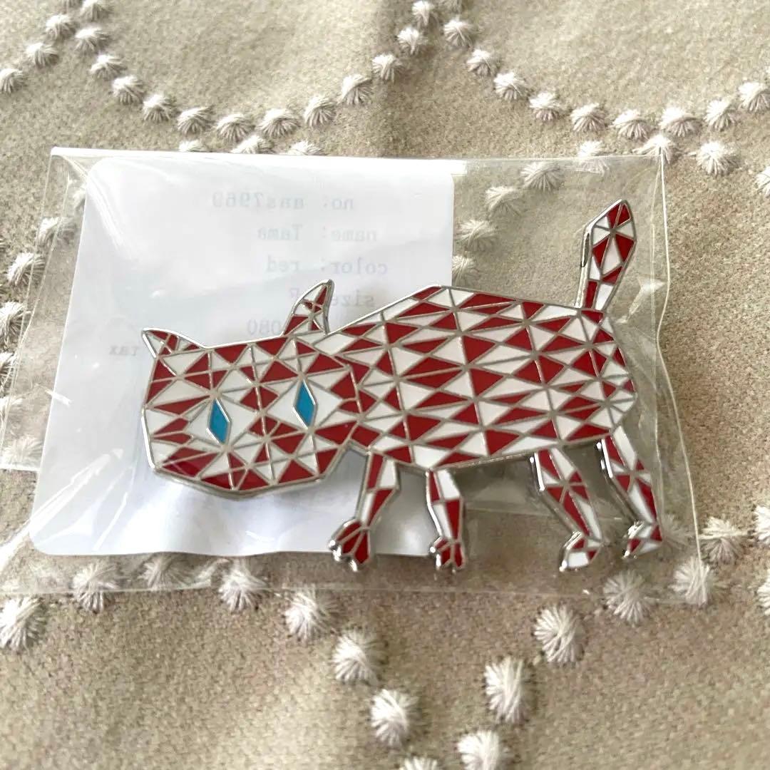 ミナペルホネン⭐︎tama ピンバッジ　red ミナペルホネン 19SS 】XS9442 toast bag ”anemone” / r