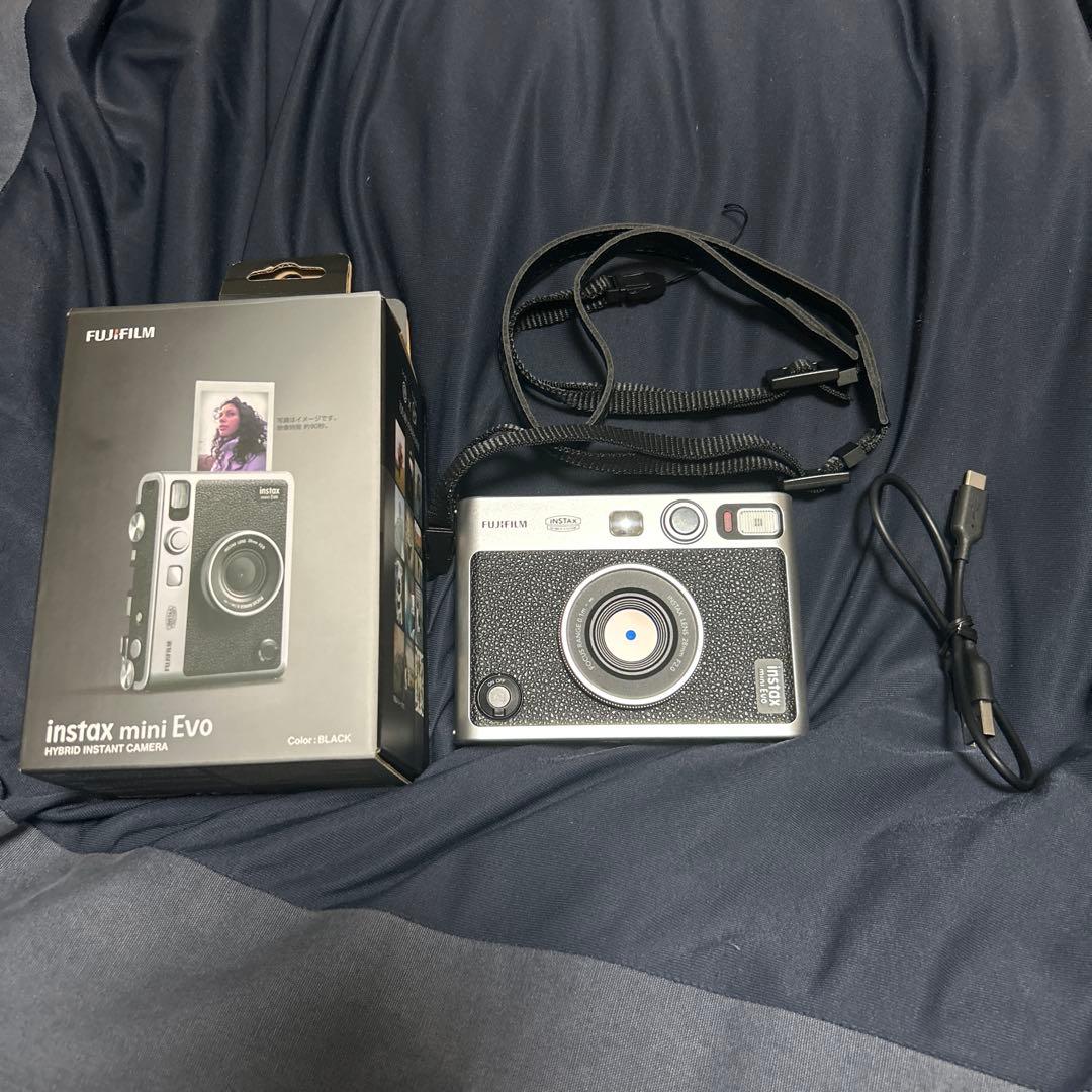 FUJIFILM instax mini Evo 本体 Fujifilm Instax Mini Evo Hybrid Instant Camera, Brown - Walmart.com