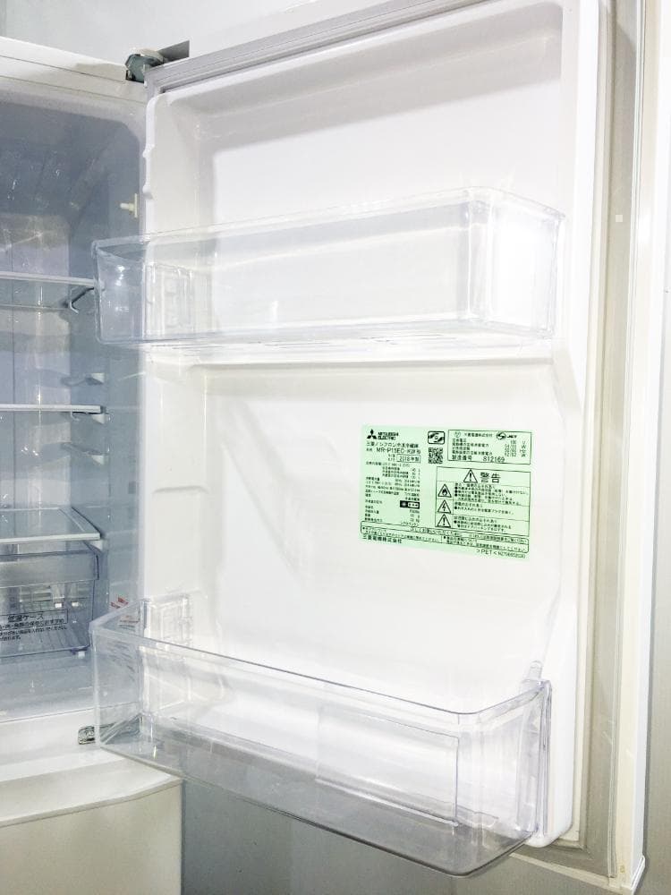 ☆2018☆美品 中古☆三菱 146L 冷蔵庫【MR-P15EC-KW】Q242 - メルカリ