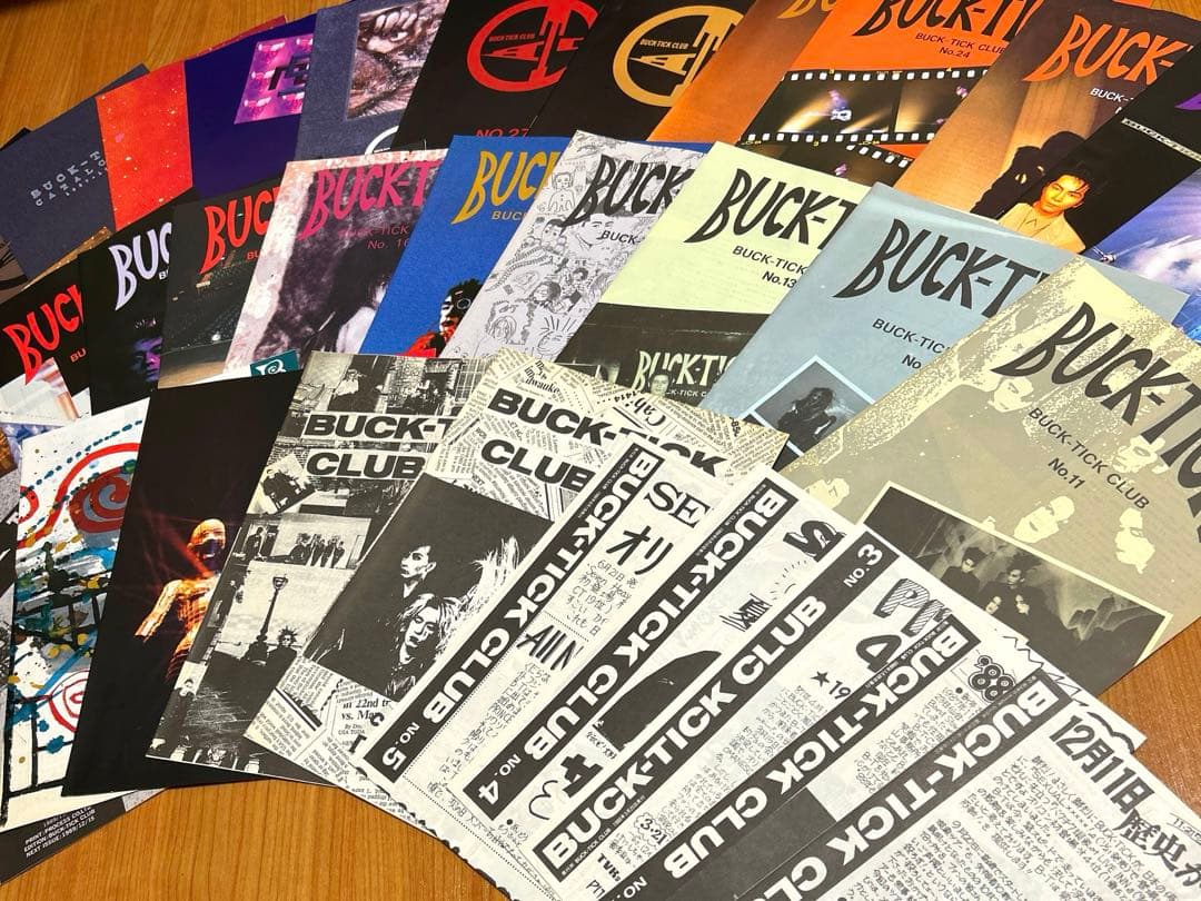 【最終お値下げ！】BUCK-TICK CLUB 【会報フルセット】 BUCK-TICK 1993年〜BUCK-TICK CLUB会報No 23 25 27 28 B-TPLESSなど
