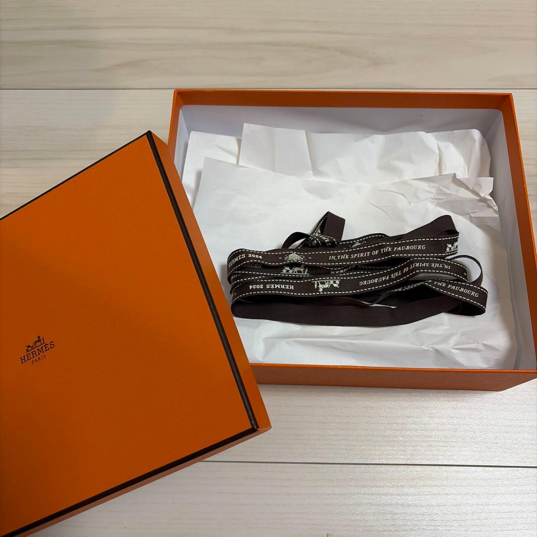 HERMES ギフトボックス エルメス 空箱 ミニエヴ - メルカリ
