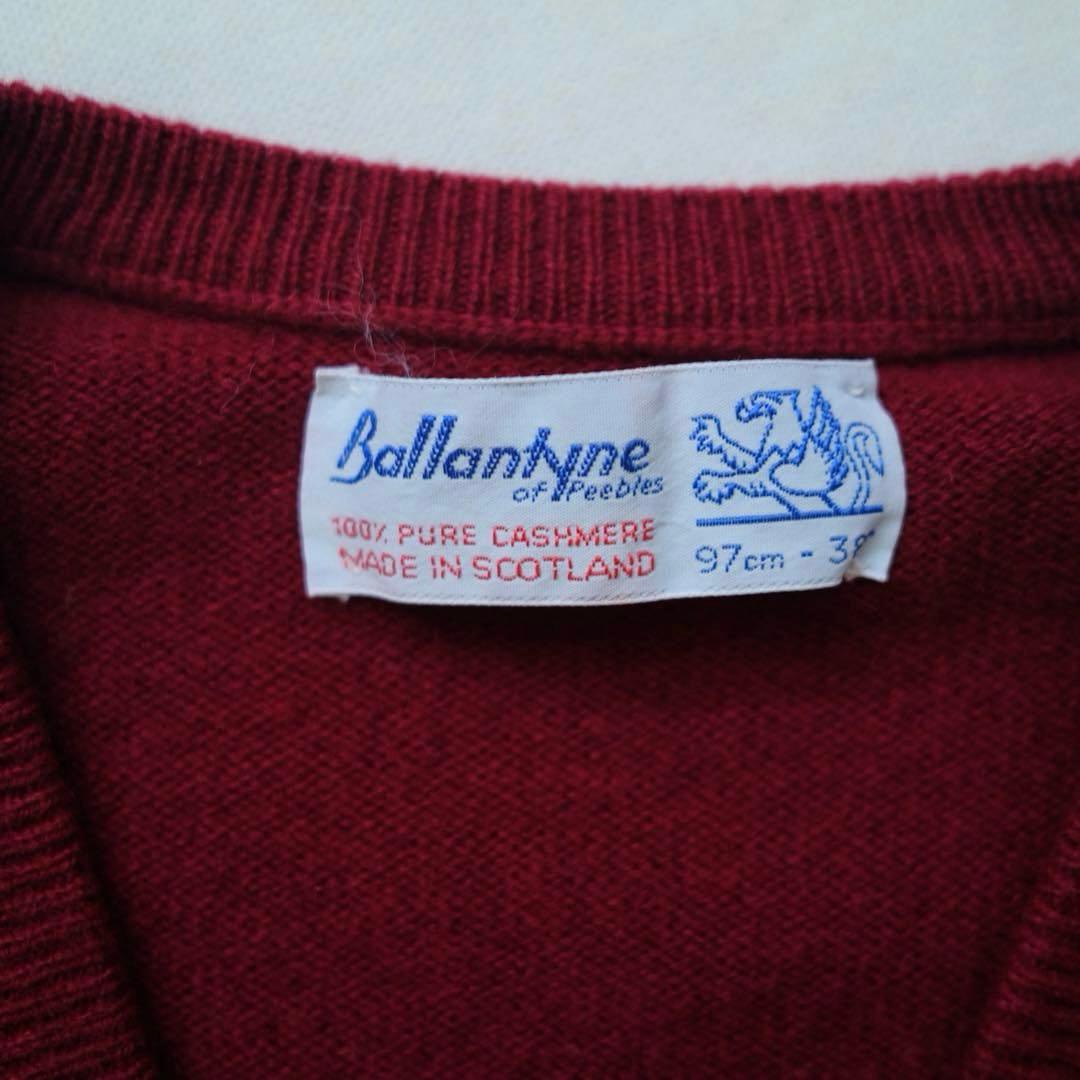 美品 Ballantyne カシミヤ100% バランタイン スコットランド製 - メルカリ