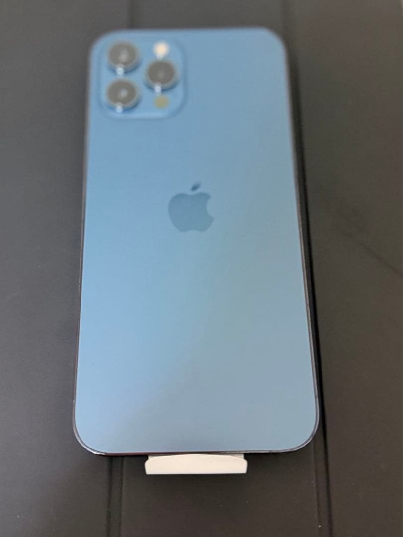 【未使用品】SIMフリー iPhone12pro max 256GB ブルー Cランク】SIMフリー iPhone12 Pro 256GB パシフィックブルー MGMD3J/A