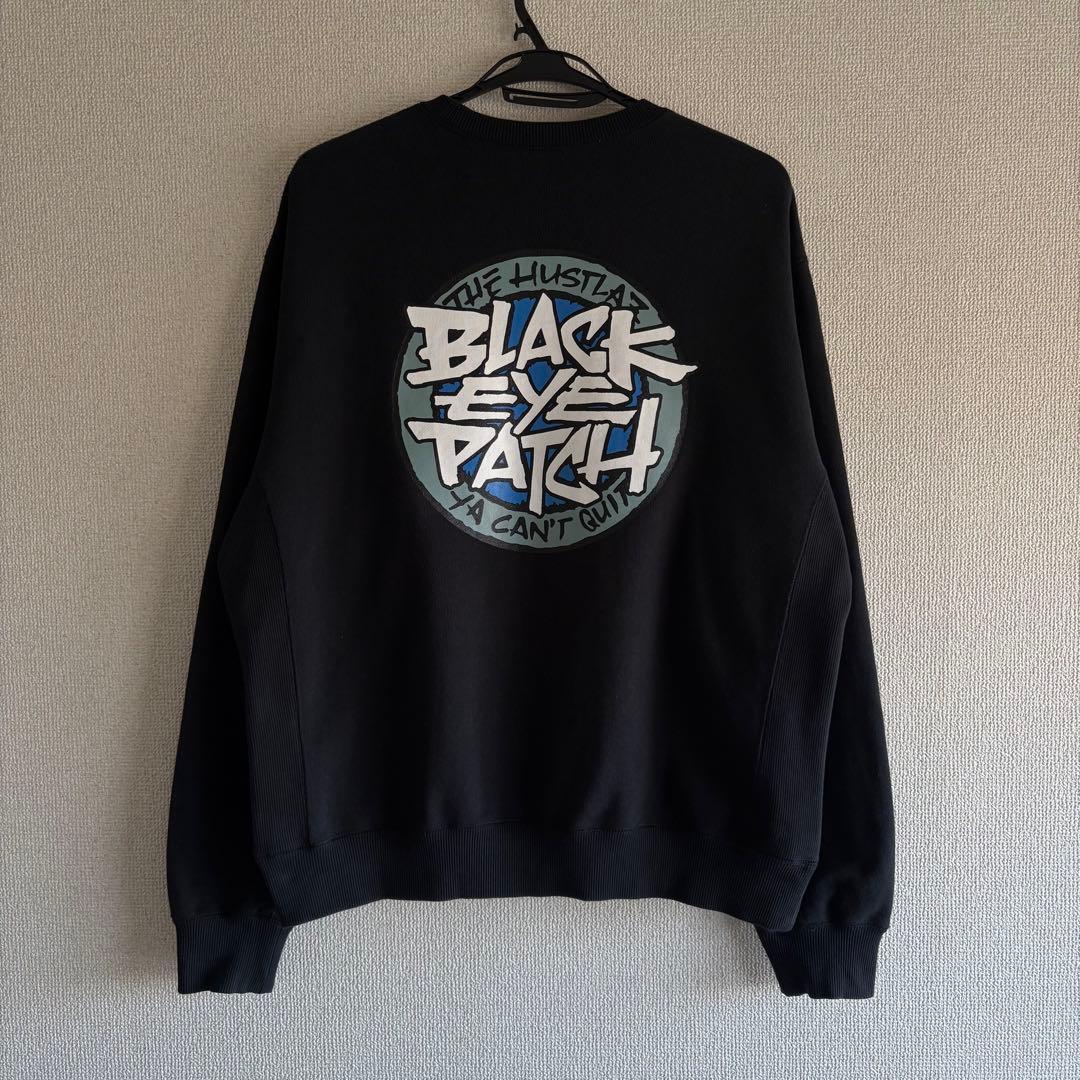 BLACK EYE PATCH ブラックアイパッチ スウェット M ブラック - メルカリ