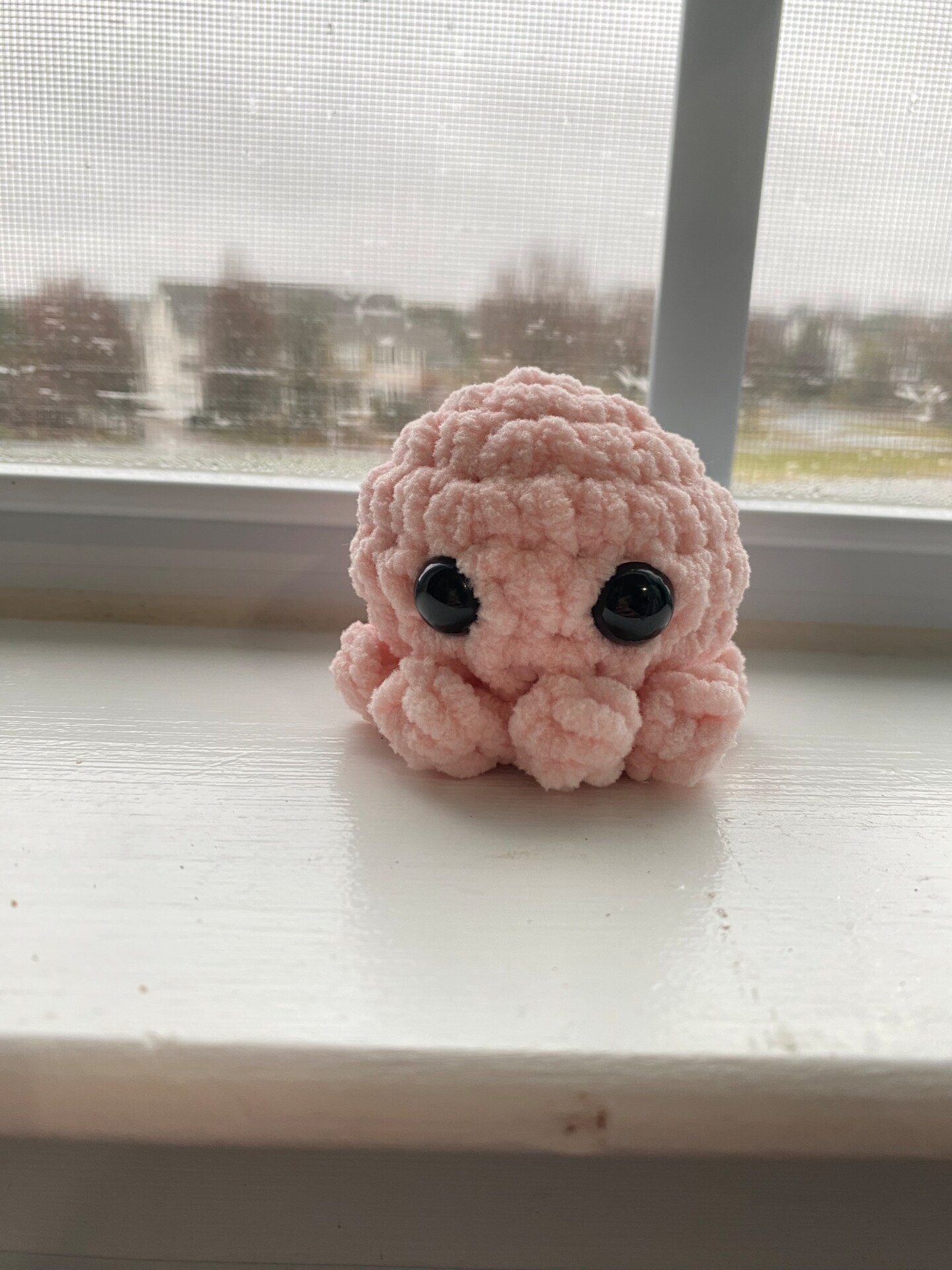 Extra Small Pink Crochet Octopus | MakerPlace by Michaels
