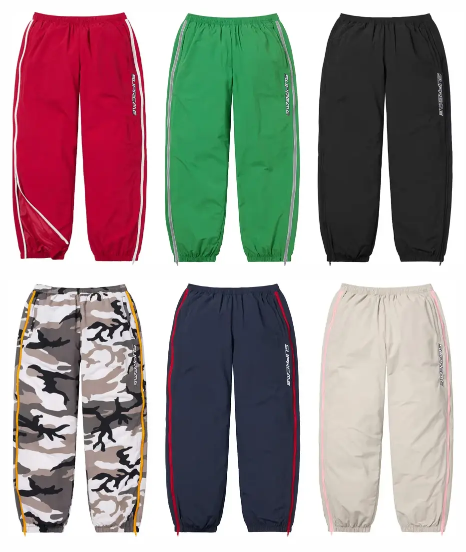 Contrast Zip Warm Up Pant | Supreme 25ss