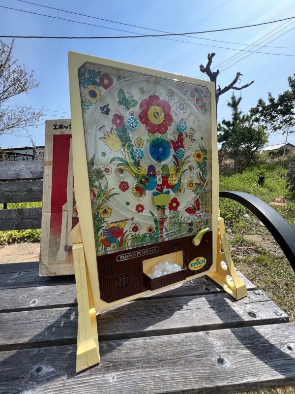 エポック社 ジャンボパチンコ スーパーピンボールゲーム お花